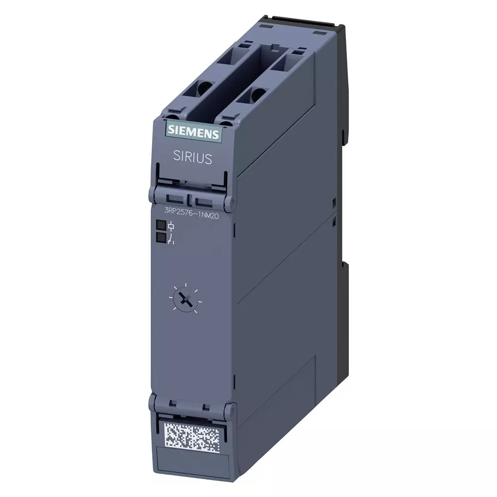 Siemens 3RP25 Series DIN Rail Mount Timer Relay, 200 - 240 V AC, 2-Contact, 3 - 60s, 1-Function, DPST, 3RP2576-1NM20