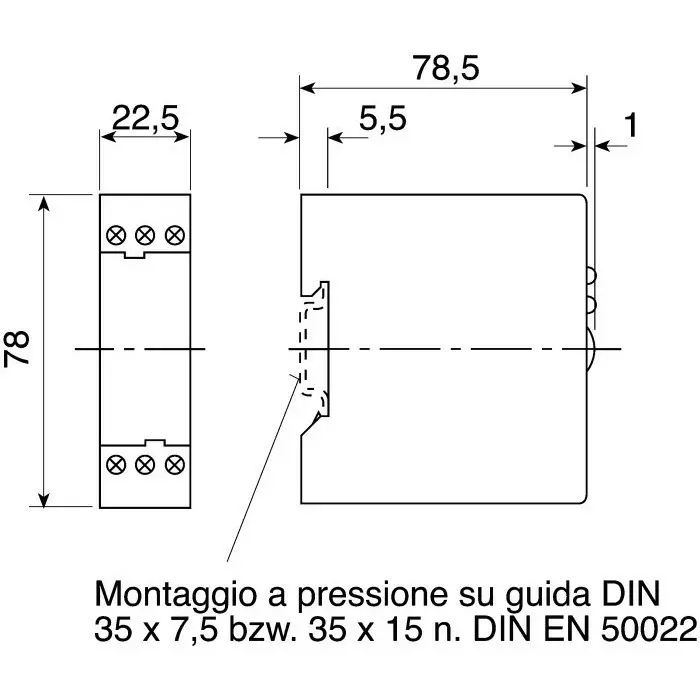 ABB 1SVR Series DIN Rail Mount Timer Relay, 200 â†’ 240 V AC, 24 V AC/DC, 1-Contact, 0.3 â†’ 30s, 1-Function,, 1SVR550107R4100