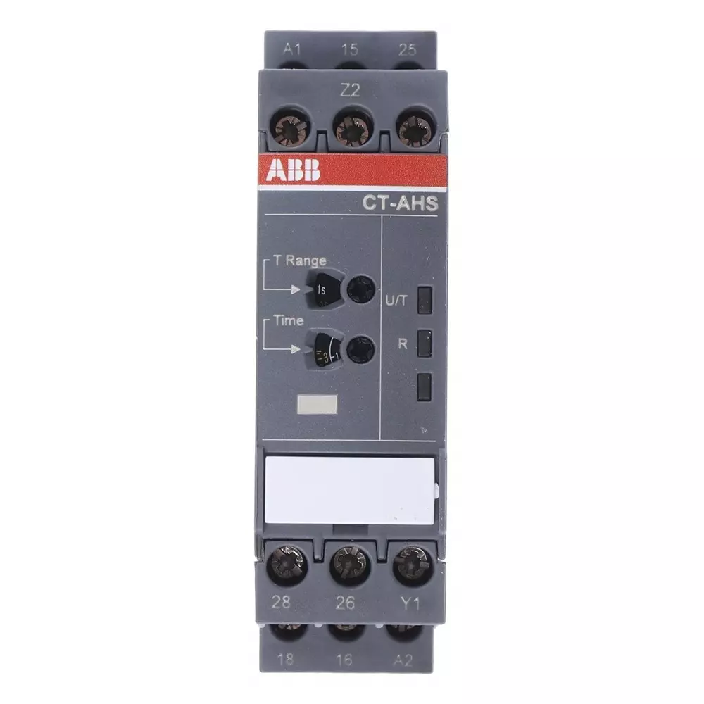 ABB 1SVR Series DIN Rail Mount Timer Relay, 24 â†’ 240 V AC, 24 â†’ 48 V DC, 2-Contact, 0.05 s â†’ 300h,, 1SVR730110R3300CT-AHS.22S