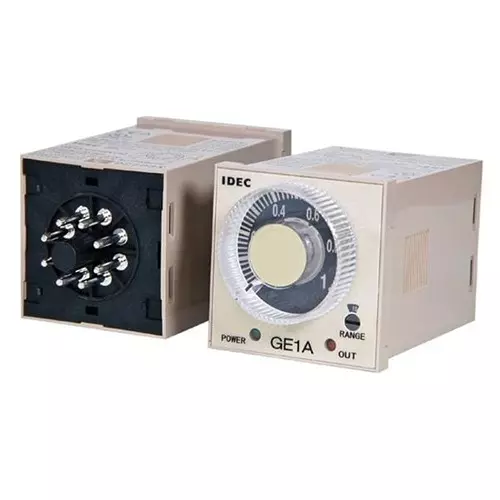 IDEC Time Relay 220 to 240 V AC 8 Pin Octal Plug Termination, GE1A-B10HA220