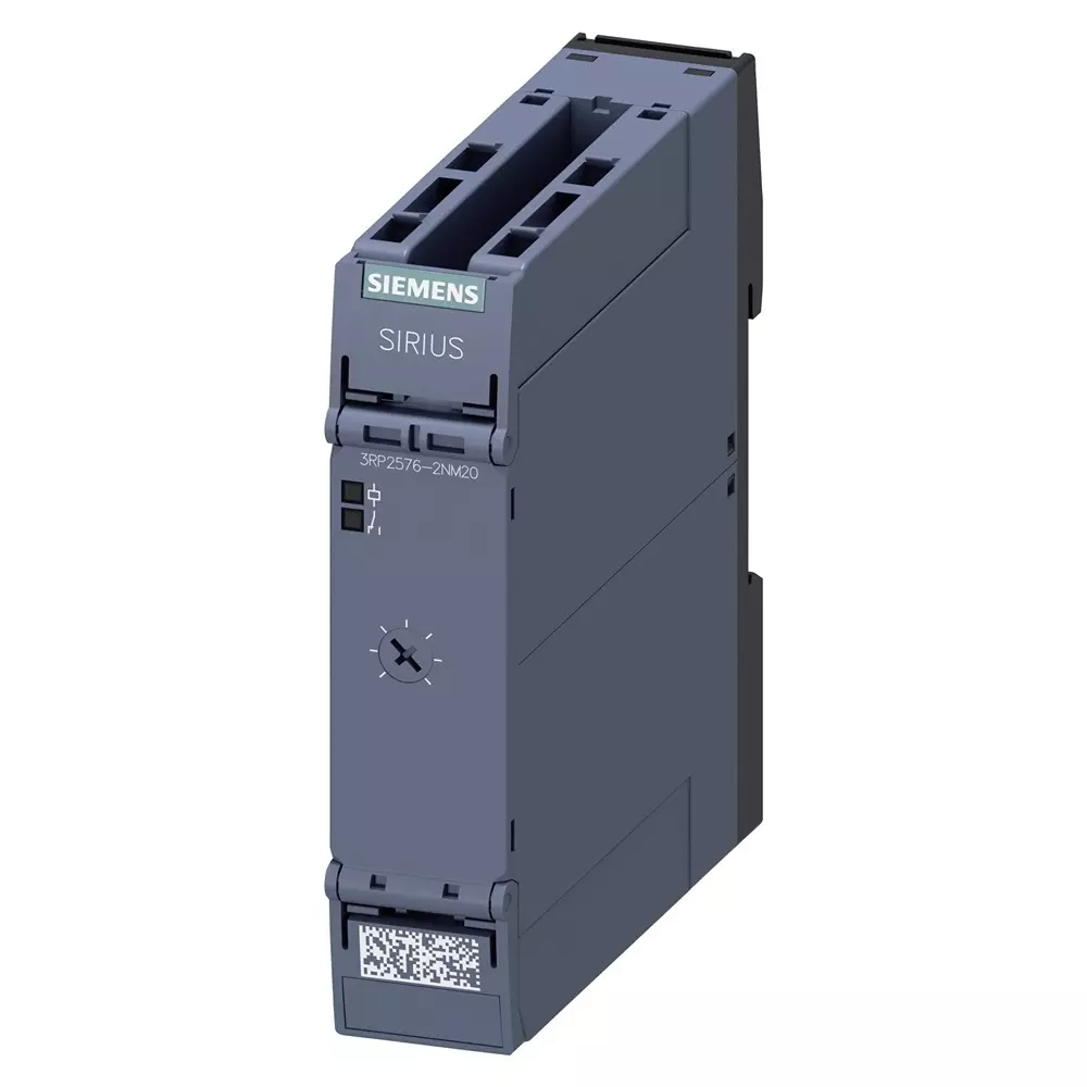 Siemens 3RP25 Series DIN Rail Mount Timer Relay, 200 - 240 V AC, 2-Contact, 3 - 60s, 1-Function, DPST, 3RP2576-2NM20