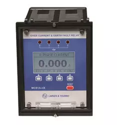 L&T [ Lauritz Knudsen ] MC31AnX 3 Phase Over Current Earth Fault Relay 70x85x106 mm