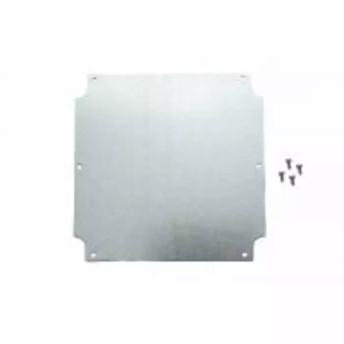 Hammond Base Plate for Flanged 1555 RF & R2F Enclosures 149 x148 mm Steel, 2539574