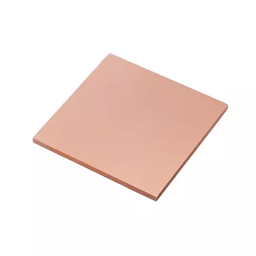 AS ONE MPCUT Series Tough Pitch Copper Plate (Size 500x100 mm)