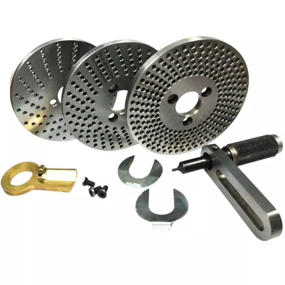 Assorts Dividing Plate Set Tool Steel 21 mm Center Hole for HV4 /HV6 Rotary Table
