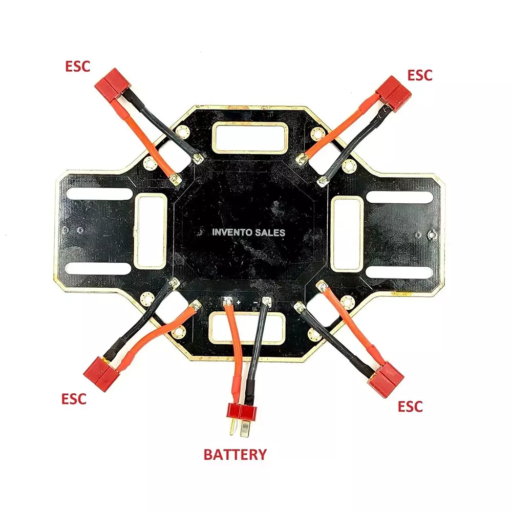 invento-2pcs-f450-quadcopter-frame-pcb-board-power-distribution-board-bottom-plate-with-soldered-connectors-and-top-plate-set