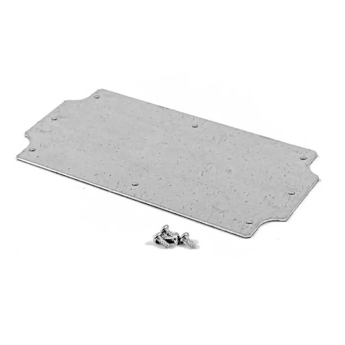 Hammond Base Plate for Flanged 1555 JF & J2F Enclosures 148 x76 mm Steel, 2539572