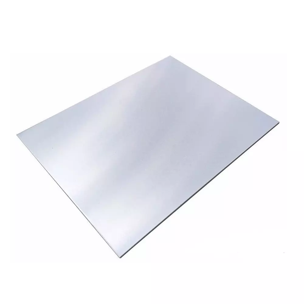 Invento Flat Plate Sheet Square Shape Aluminium Alloy 50x50x3 mm Size 3 mm Thickness Silver, ISC 2078-5 (Pack of 10 Pcs)