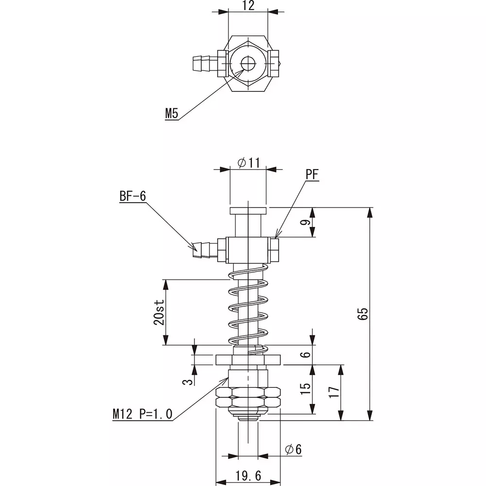 eins-suction-stem-small-m5-65-mm-height-and-196-mm-diameter-vfil-s-20a