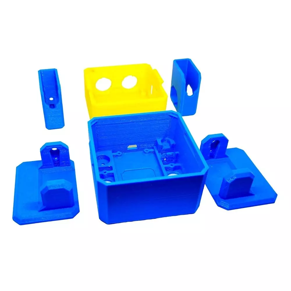 invento-1-set-humanoid-robot-plastic-frame-kit-3d-printed-parts-only-head-leg-body-foot-parts-assorted-color-diy