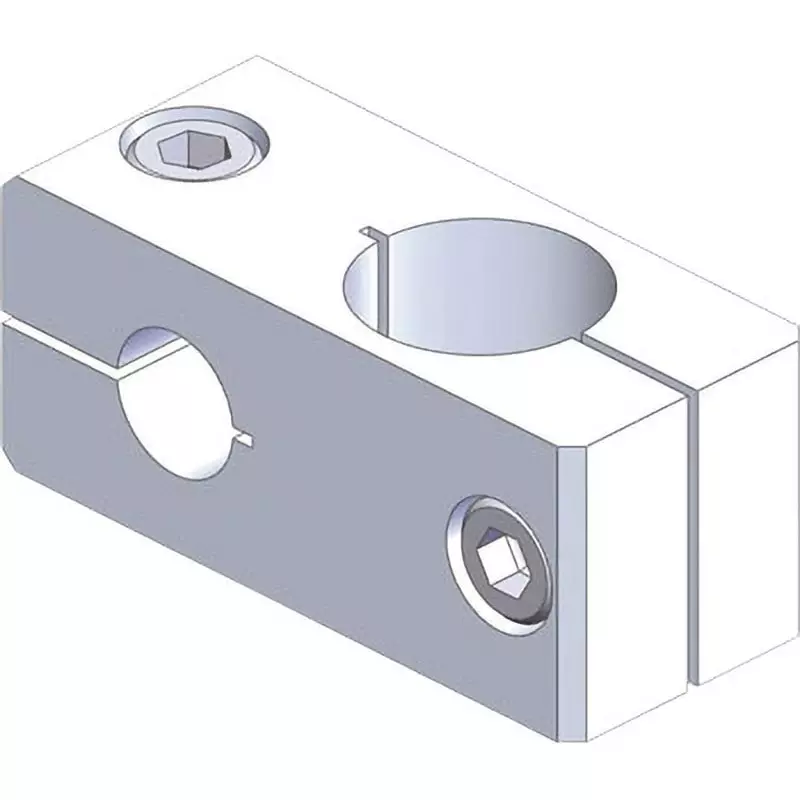 Eins Cross Connector PHI.20-12 Super Duralumin 51.5 mm Length, N01861-204