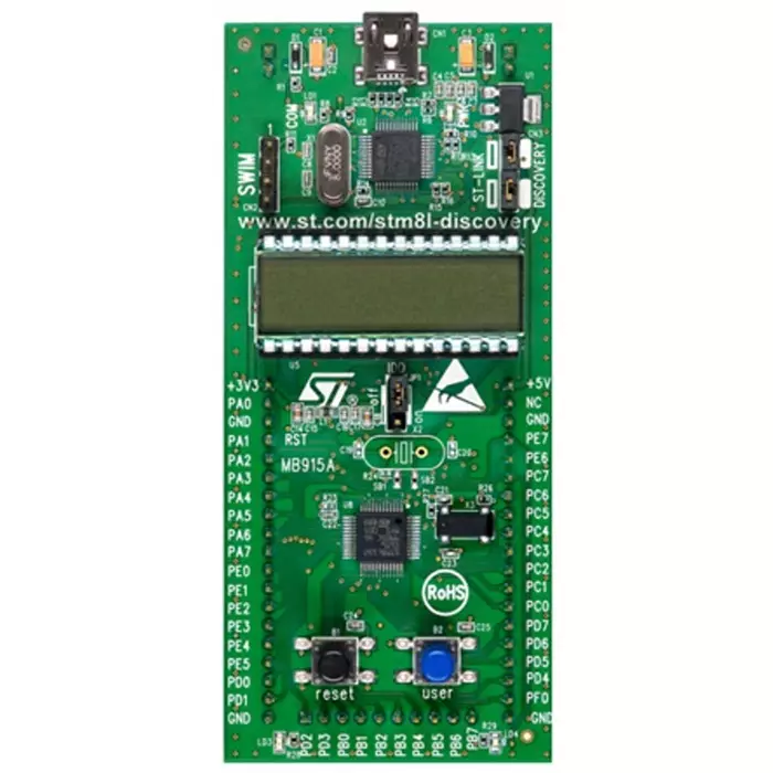 STMicroelectronics Discovery MCU Development Kit STM Processor Family, STM8L-Discovery