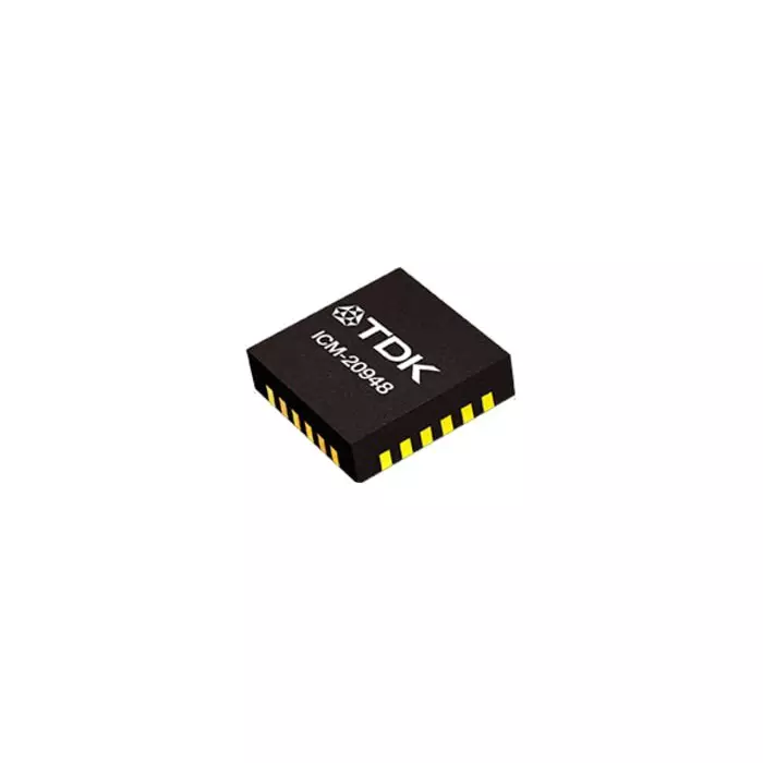 InvenSense 9-Axis Surface Mount Accelerometer Gyroscope QFN I2C SPI 24-Pin, ICM-20948 (Pack of 5000)