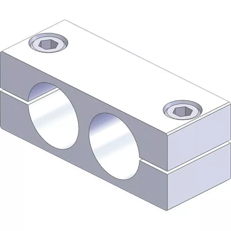 Eins Parallel Connector PHI.20-20 Super Duralumin 25 mm Nominal Size, N01861-106