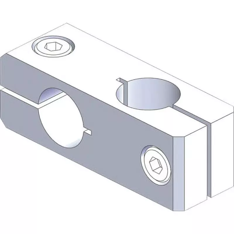 Eins Cross Connector PHI.12-12 Super Duralumin 41 mm Length, N01861-202