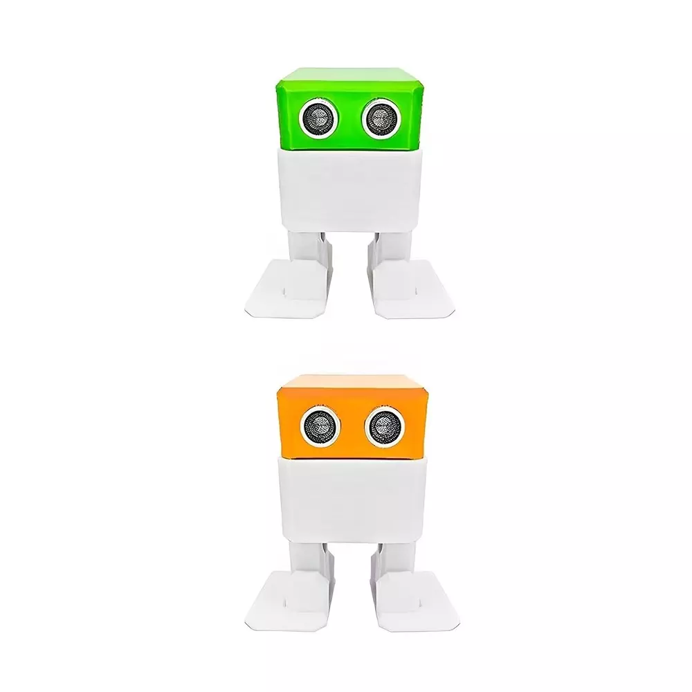 Invento Humanoid Robot Frame Kit Plastic PLA 70x70x120 mm (LxBxH) Assorted, ISC 1115-N1 (Pack of 2 Kit)