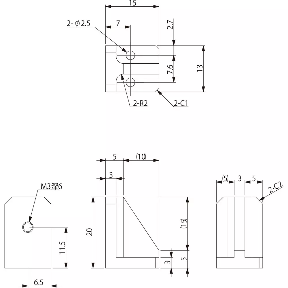 eins-90-degree-flat-a-20-mm-height-13-mm-width-15-mm-depth-n01871-101