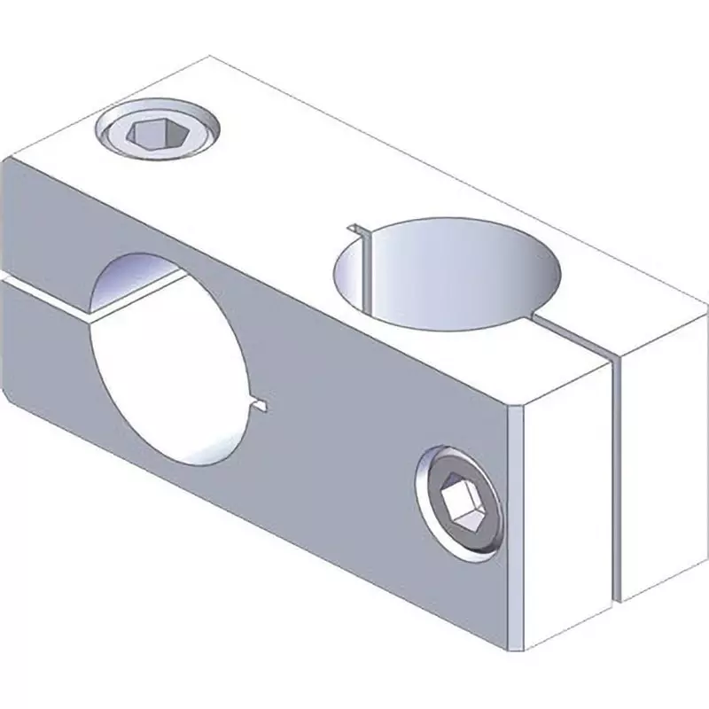 Eins Cross Connector PHI.20-20 Super Duralumin 57 mm Length, N01861-206
