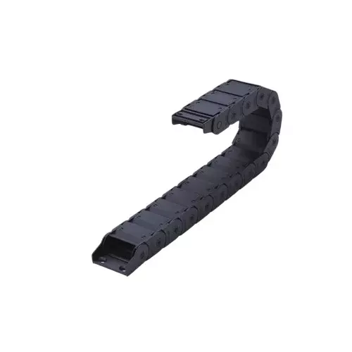 Sibass Electric Cable Drag Chain Closed Type with End Clamps CE Marked 57 mm Inner Width and R75 Bending Radius