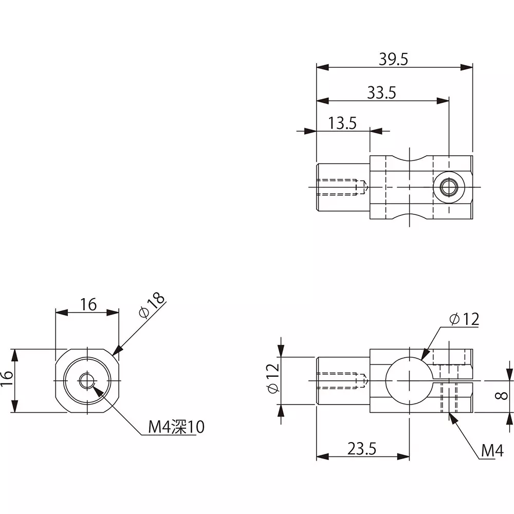 eins-rotation-bracket-phi12-12a-super-duralumin-n01864-301