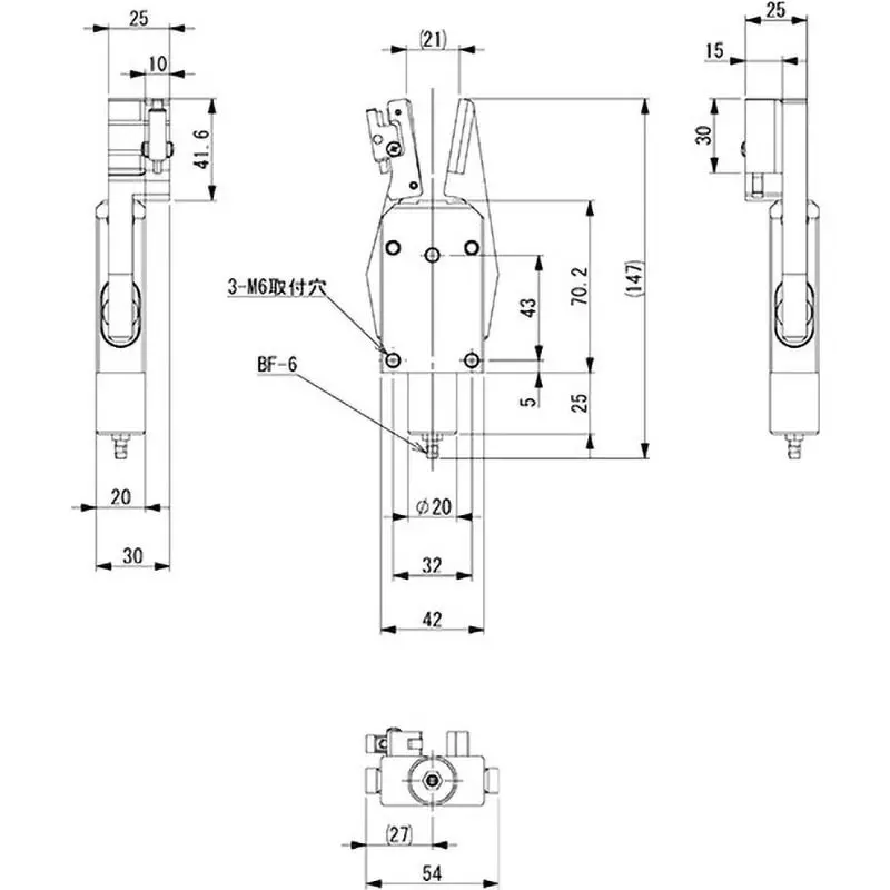 eins-runner-chuck-ex-w-o-sensor-147-mm-height-54-mm-width-30-mm-depth-chk-ex-20
