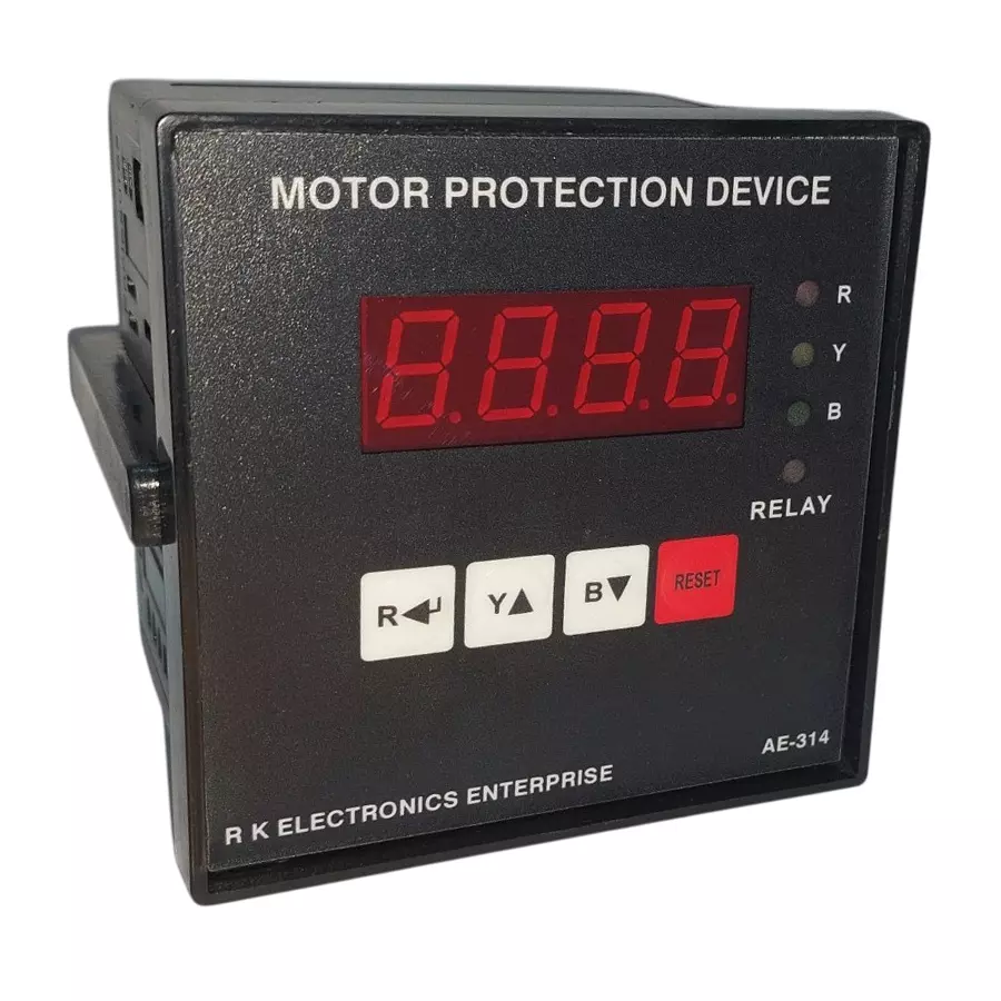 R K Electronics Enterprise Motor Protection Device AE-314 (0.2 To 6.25 Amp Range) With Current Transformer