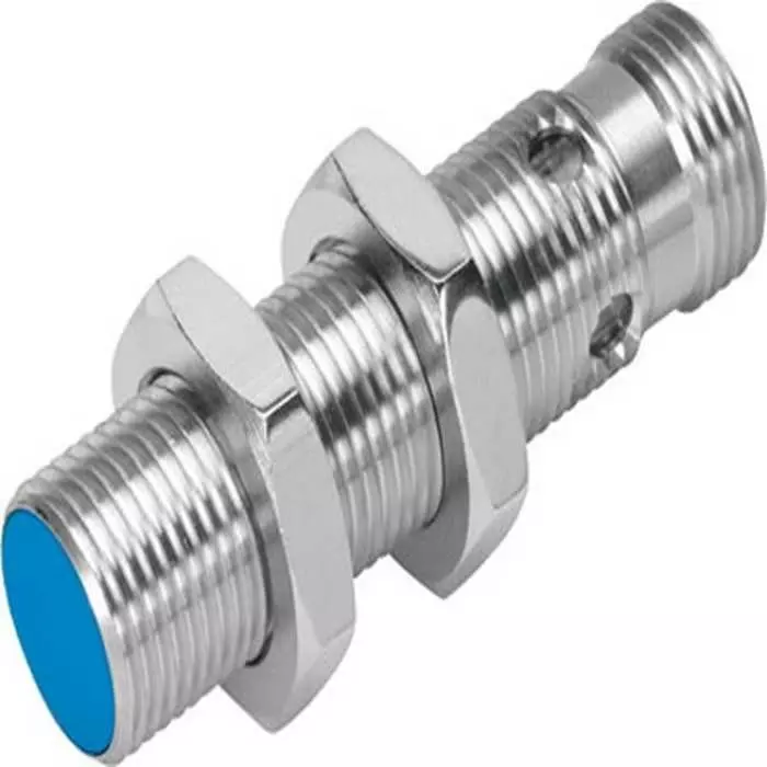 Festo Inductive Threaded barrel Proximity Sensor, M12, 2 mm Detection, NPN NO, 10 - 30 V DC, SIEN-M12B-NS-S-L