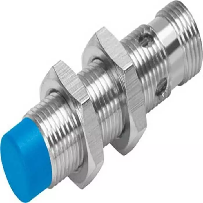 Festo Inductive Threaded barrel Proximity Sensor, M12, 4 mm Detection, PNP NC, 10 - 30 V DC, SIEN-M12NB-PO-S-L