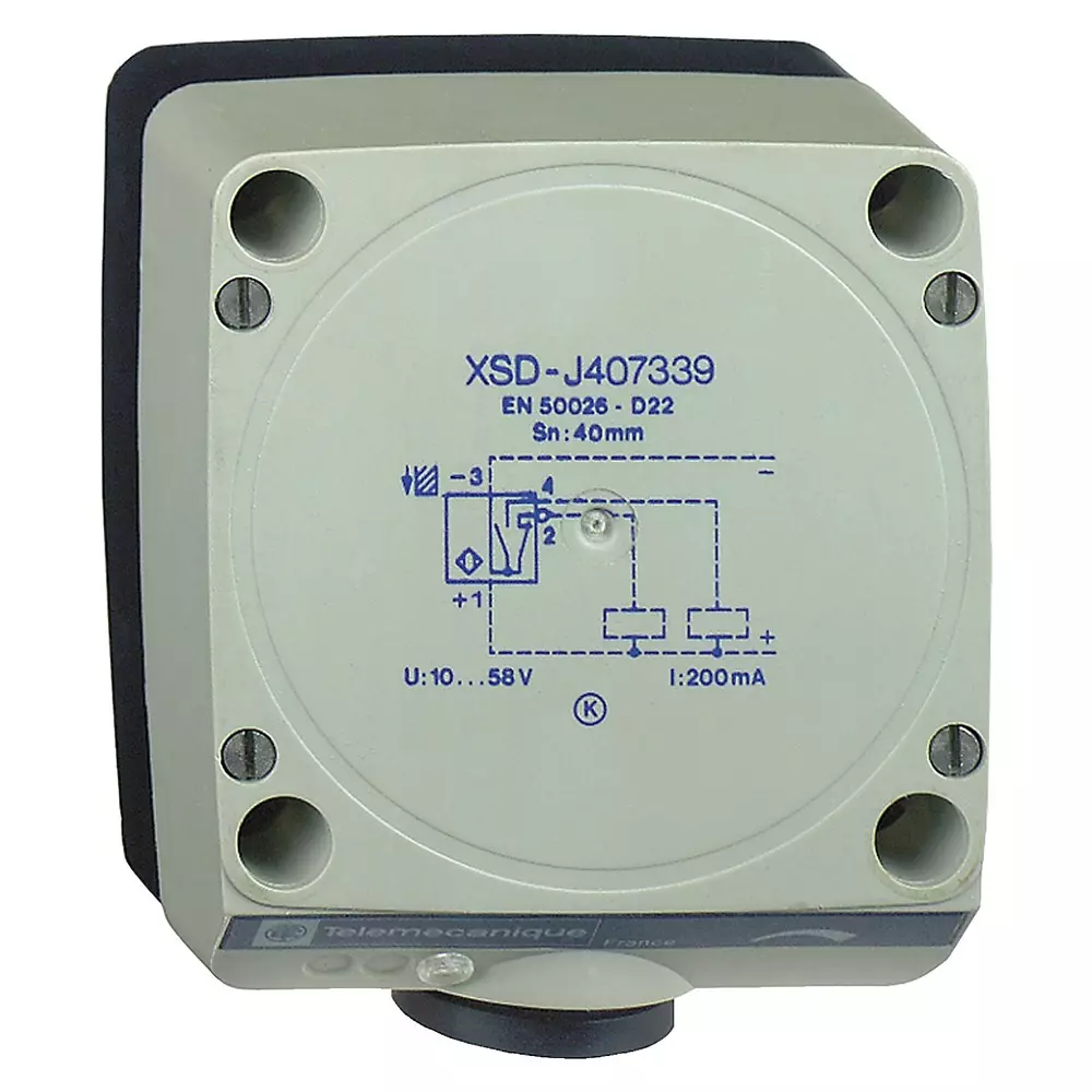 TELEMECANIQUE SENSORS Inductive Proximity Sensor, 60 mm, 24V, XSDH603629