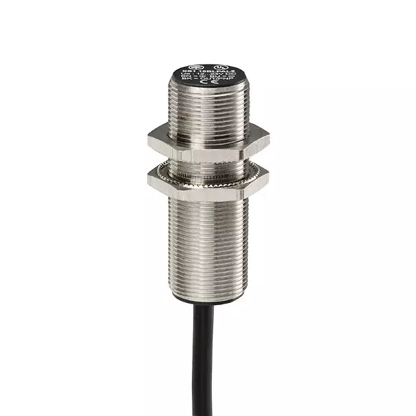 Telemecanique Inductive Proximity Sensor General Purpose Cylindrical M18 Design 58 mm Size Flush Mountable 1 NO Discrete Output Function, XS118BLFAL2