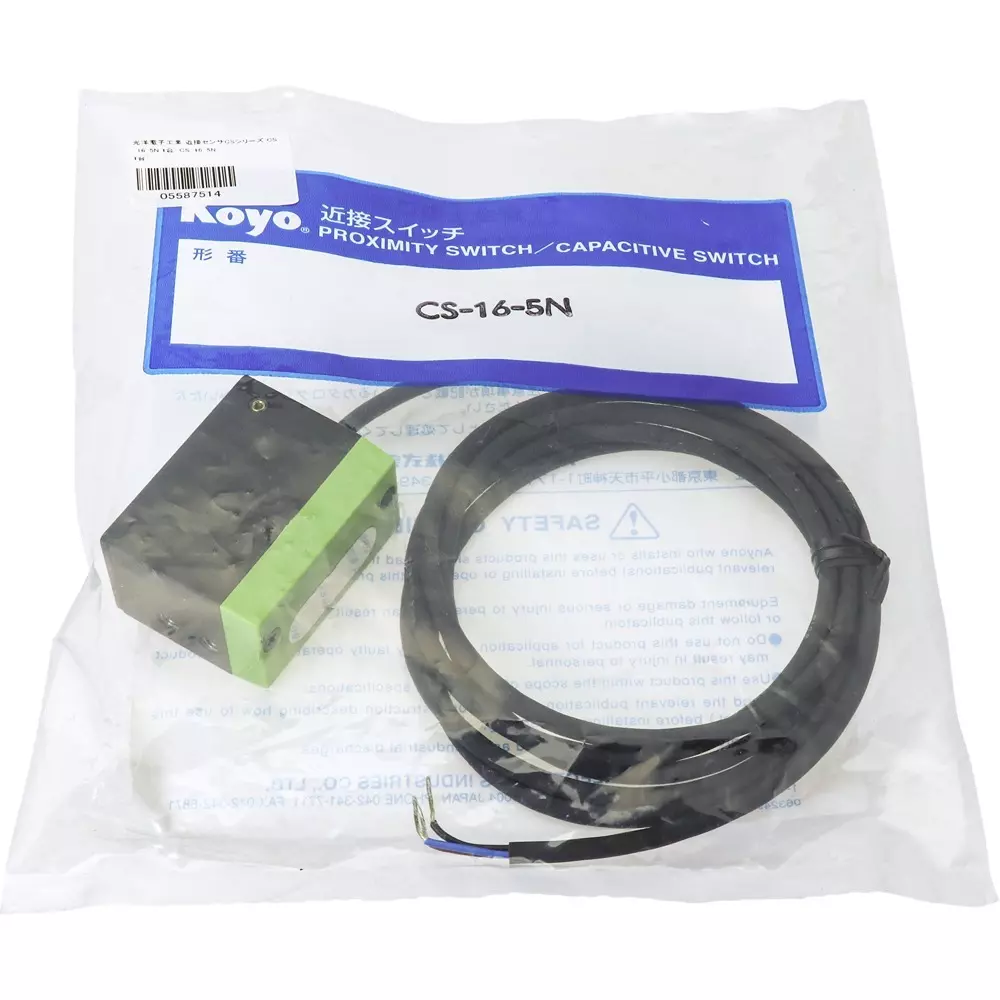 JTEKT Proximity Sensor DC 12/24 V Power Supply Voltage, CS-16-5N