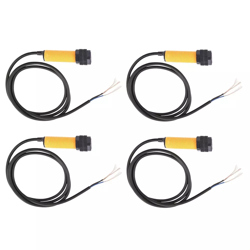 Invento IR Obstacle Avoidance Proximity Sensor 3-80 cm Sensing Range 5 V Voltage, E18-D80NK (Pack of 4 Pcs)