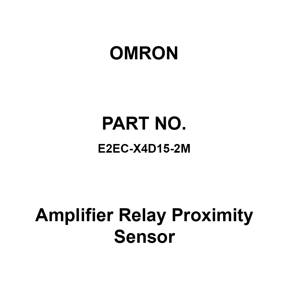 Omron Amplifier Relay Proximity Sensor Shield Shape Screw Head Shape
