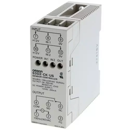 Omron Sensor Controller NPN Output AC100–240V S3D2-CC-US