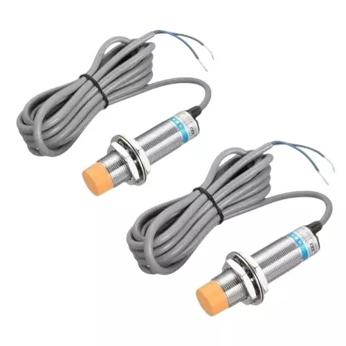Hartley Inductive Proximity Sensor 6 mm Sensing Range M12 PNP NC 300 mA Load Current Grey (Pack of 2)