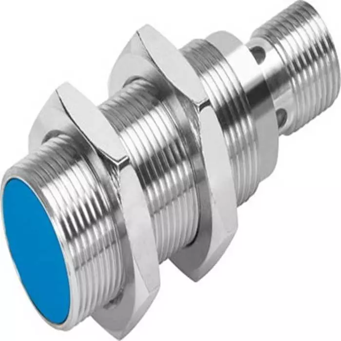 Festo Inductive Threaded barrel Proximity Sensor, M18, 8 mm Detection, NPN NC, 10 - 30 V DC, SIEH-M18B-NO-S-L