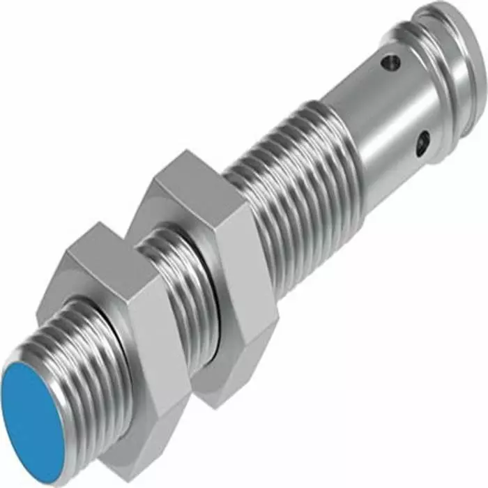 Festo Inductive Threaded barrel Proximity Sensor, M8, 1.5 mm Detection, NPN NC, 10 - 30 V DC, SIEN-M8B-NO-S-L