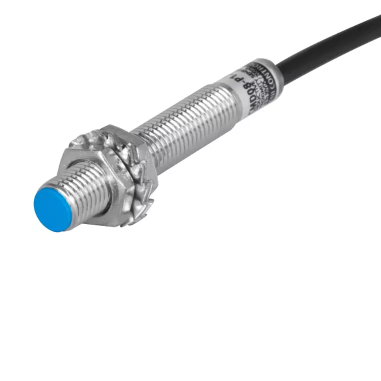 TNI CMD08 Series Inductive Proximity Sensor DC Type NPN Logic NO Output Flush Mounting and 1.5 mm Range, CMD08-N1.5-O