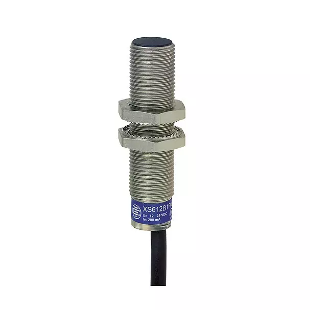 Telemecanique Inductive Proximity Sensor General Purpose Cylindrical M12 Design 54 mm Size Flush Mountable 1 NO Discrete Output Function, XS512B1DAL2