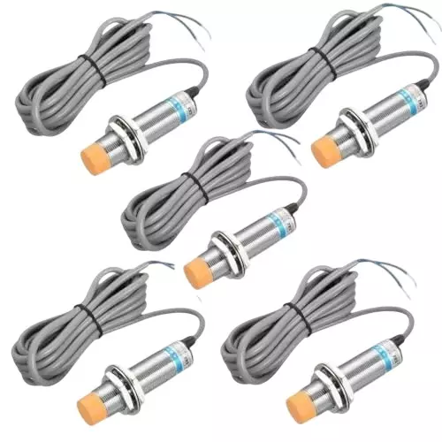 Hartley Inductive Proximity Sensor 6 mm Sensing Range M12 PNP NO 300 mA Load Current Grey (Pack of 5)