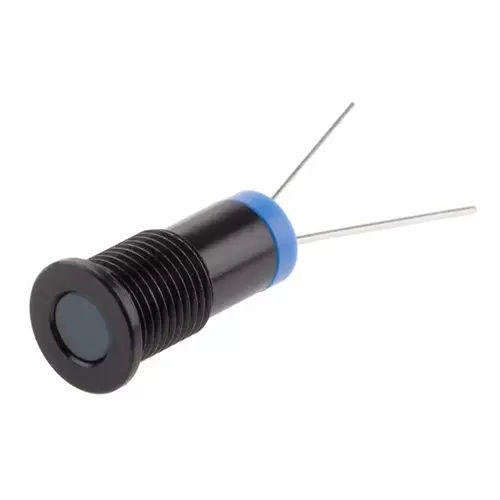 RS PRO Blue Panel Mount Indicator 2V DC, Mounting Hole Size 8 mm, IP Rating IP67, Model No 7001726