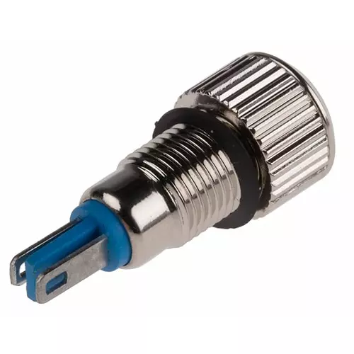 RS PRO Green Panel Mount Indicator 24 V, Mounting Hole Size 8 mm, Termination Type Lead Wires, IP Rating IP67, Model No 8200564