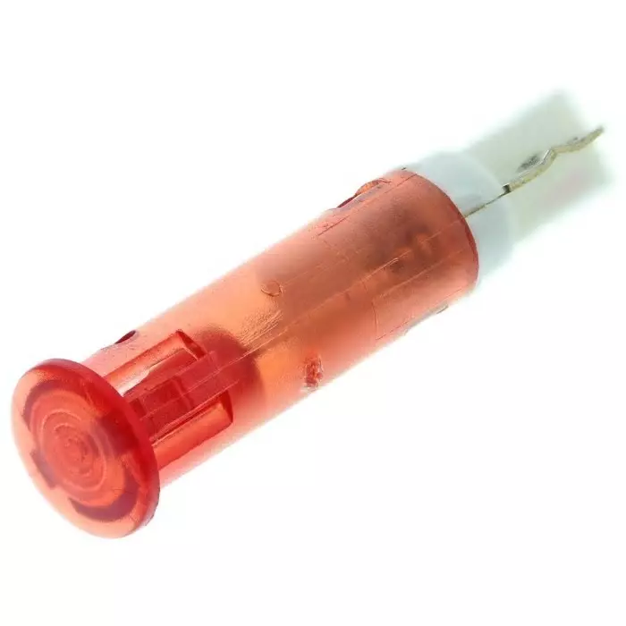 Signal Construct Red Panel Mount Indicator 24 - 28 V 5 mm Mounting Hole Size Solder Tab Termination, SKGD05004
