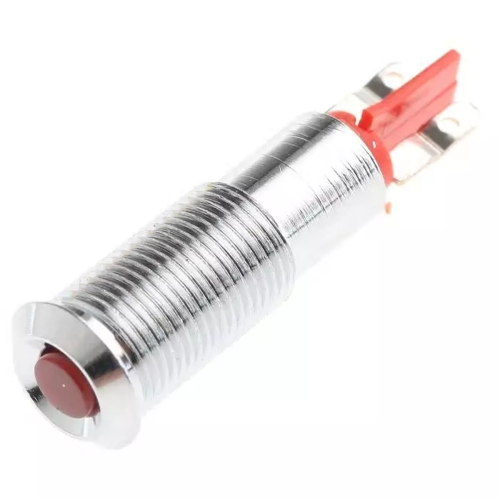 Signal Construct Red Panel Mount Indicator 20 - 28 V 6 mm Mounting Hole Size Solder Tab Termination IP67, SMCP06004