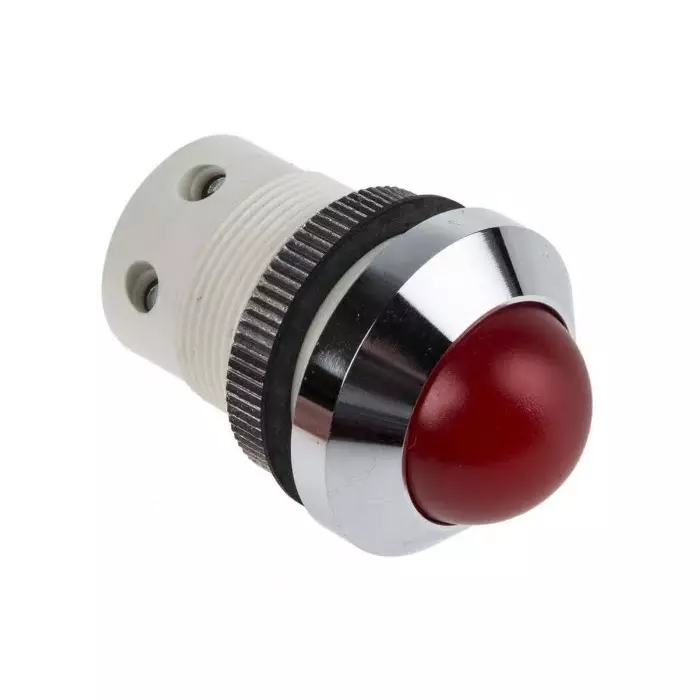 Signal Construct Red Panel Mount Indicator 230 V AC 22 mm Mounting Hole Size IP67, SMSD22038