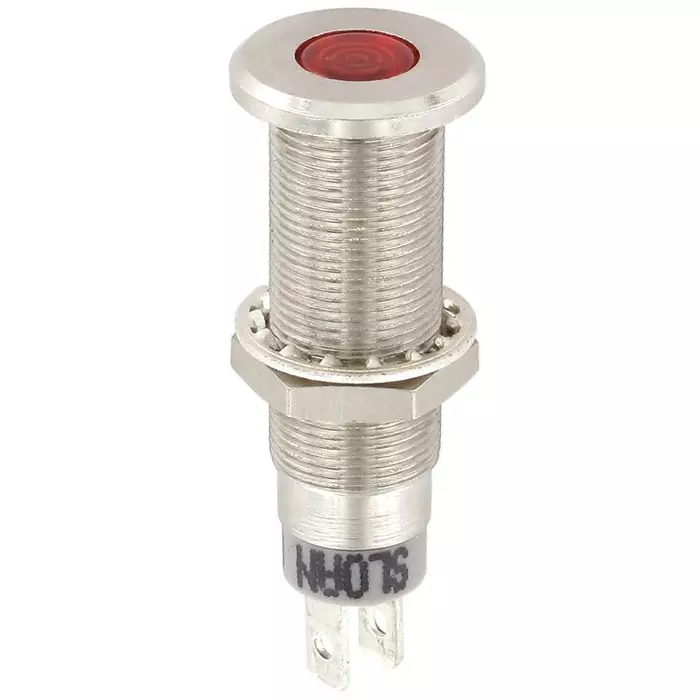 Sloan Red Panel Mount Indicator 1.7 V DC 8.2 mm Mounting Hole Size Solder Tab Termination, 3444S1R1R5100