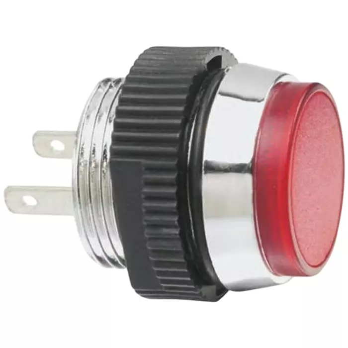 Signal Construct White Panel Mount Indicator 24 - 28 V 16 mm Mounting Hole Size IP67, SKCD 16614