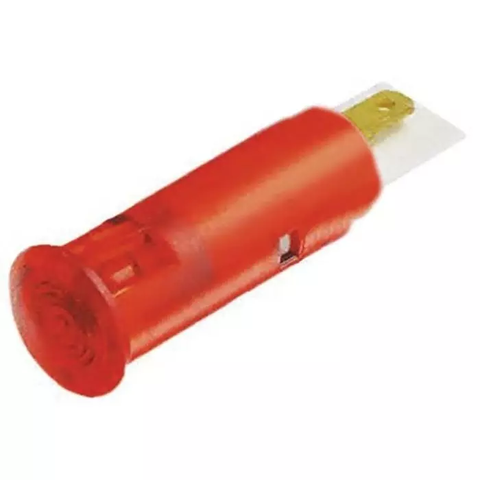 Signal Construct Red Panel Mount Indicator 12 - 14 V 6 mm Mounting Hole Size Solder Tab Termination, SKGD06002