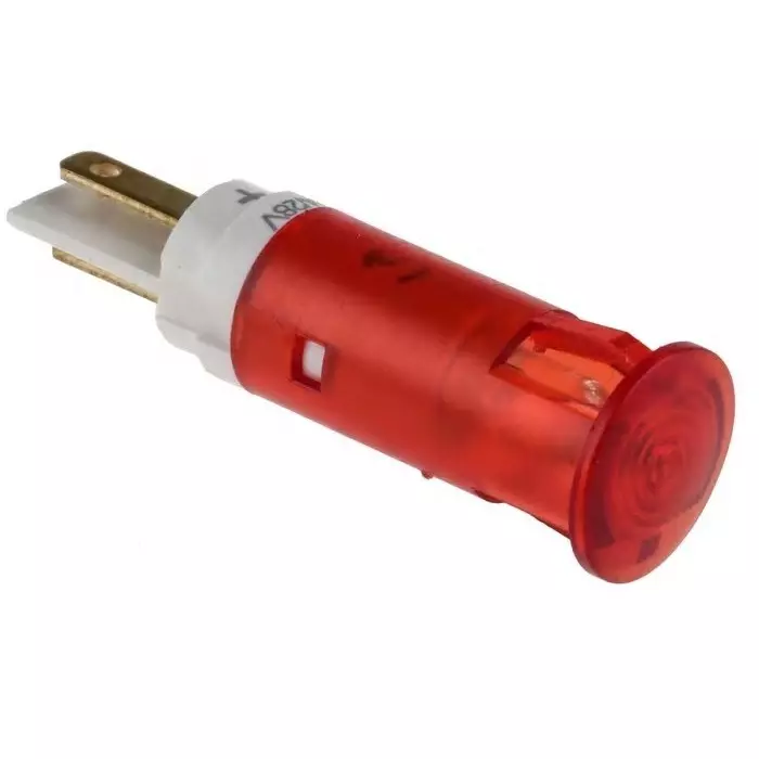 Signal Construct Red Panel Mount Indicator 24 - 28 V 10 mm Mounting Hole Size, SKGH10024