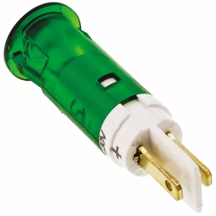 Signal Construct Green Panel Mount Indicator 230 V 10 mm Mounting Hole Size, SKGU10728